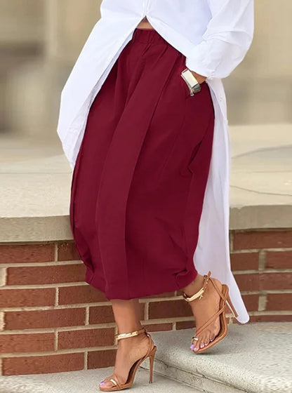 Casual Wide Leg Pants