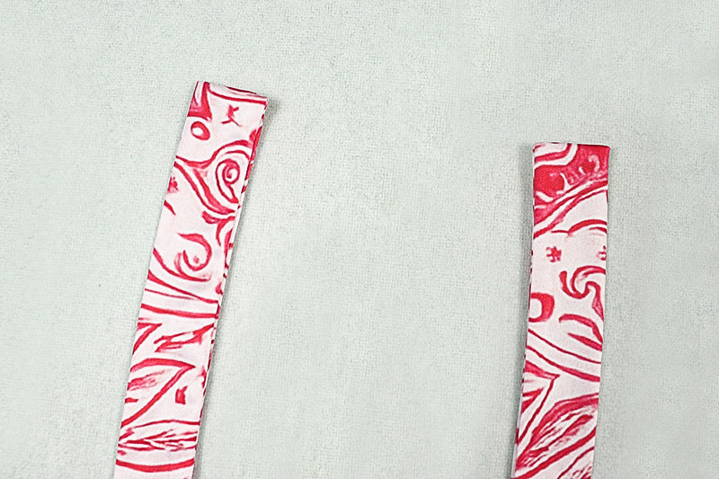 Backless Halter Two-Piece Set