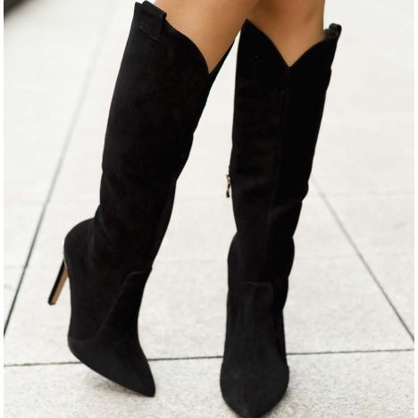 Sexy Pointed Canister Boots