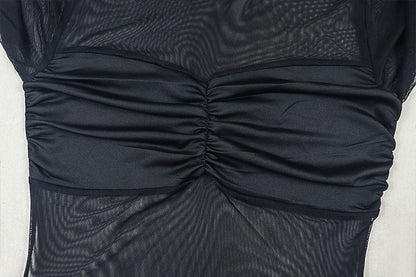 See Through Mini Dress