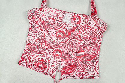 Backless Halter Two-Piece Set